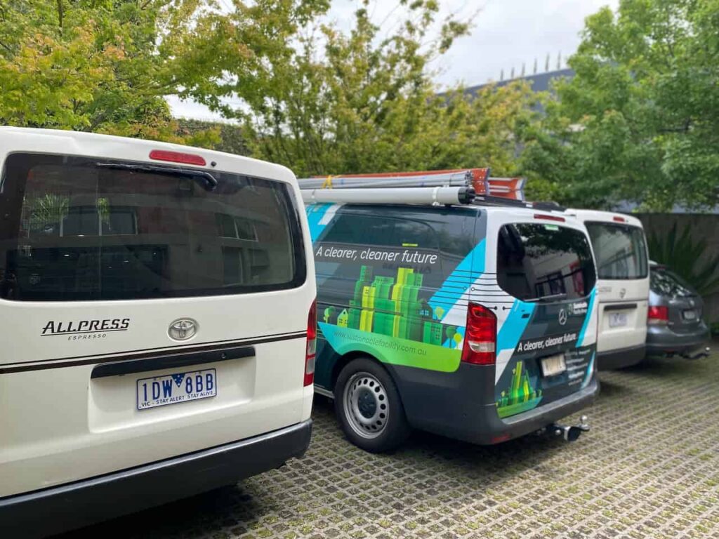 Sustainable Facility Group vans